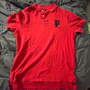 Red polo Ralph Lauren shirt